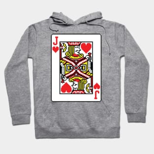 Jack of Hearts Pixel Art Hoodie